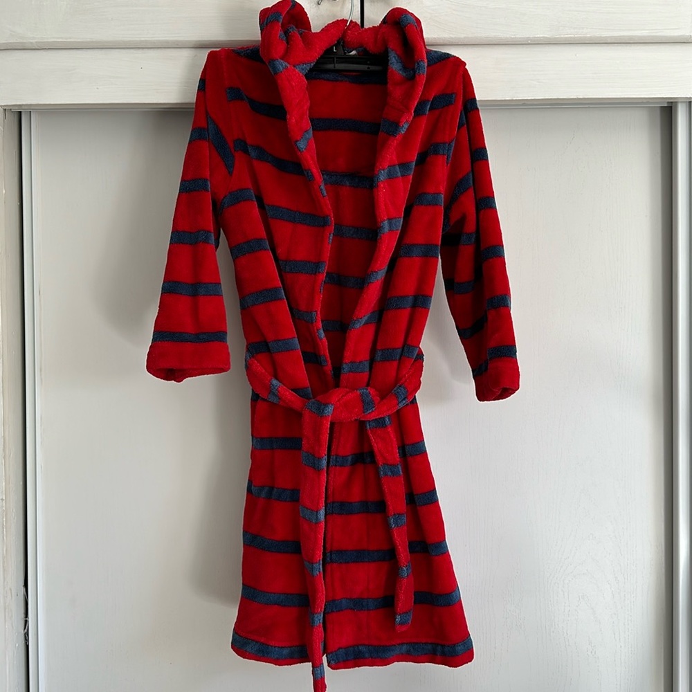 Tucker and Tate Kids striped soft robe
